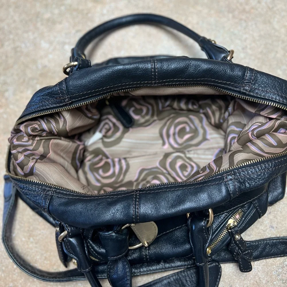 Steven Black Leather Bag - Picture 9 of 9